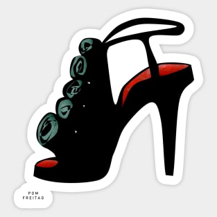 High heel shoe : Sticker